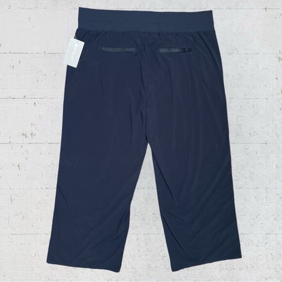 NWT Athleta Nolita Wide Leg Pant Navy Blue Size 26 - Picture 7 of 13